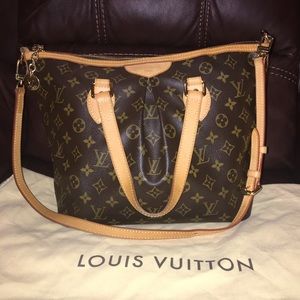 Louis Vuitton Monogram Canvas Brown Tan Shoulder Bag